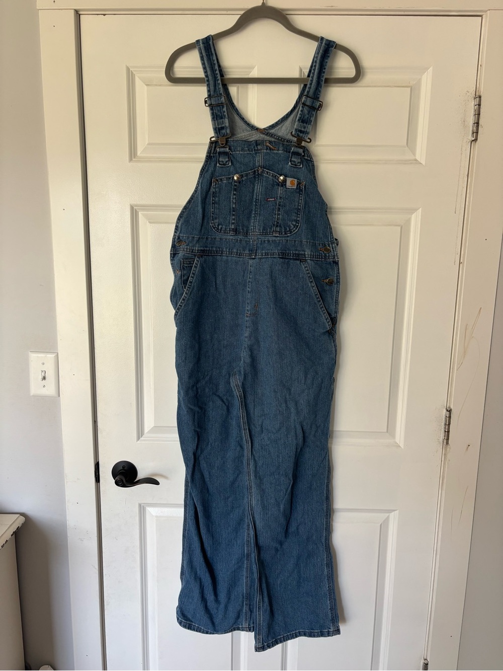 Carhartt Women's Blue Denim Overalls